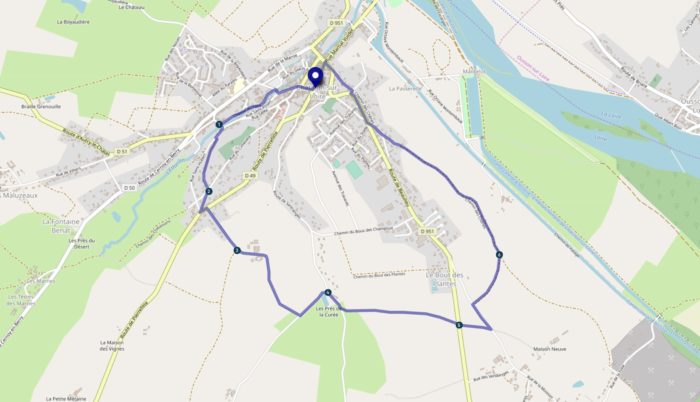 Chatillon-sur-Loire—Circuit-de-Saint-Hubert—etapes