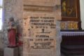 St Firmin sur Loire – église St Firmin niveau de crues intérierue église – 6 aout 2018 – OT Terres de Loire et Canaux – IRémy  (85)