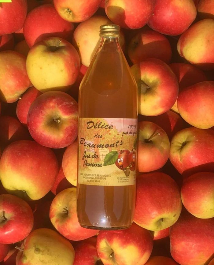 Bonny sur Loire – Les vergers des beaumonts – présentation jus de pommes